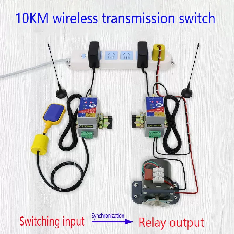 Remote Relay Output PLC Remote Transceiver Wireless Transmitter and Receiver Module switch control LR121