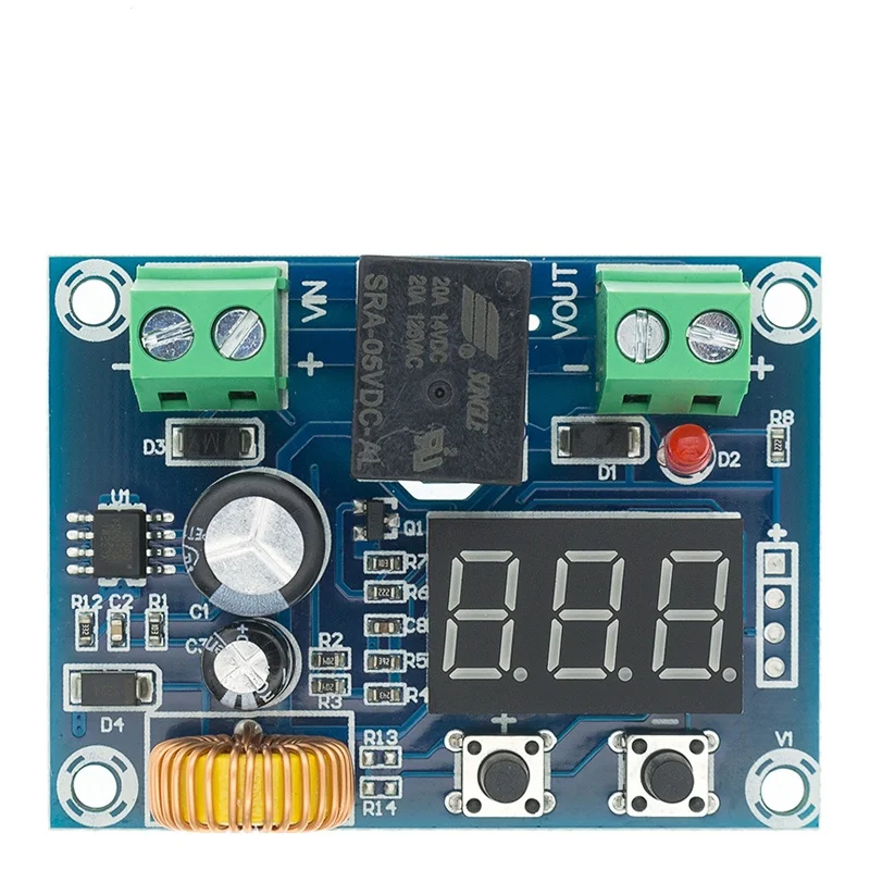 12V 24V 36V Digital LED Display Over-Discharge Protect XH-M609 Low Voltage Disconnect Switch Cut Off for 12-36V Lithium Battery