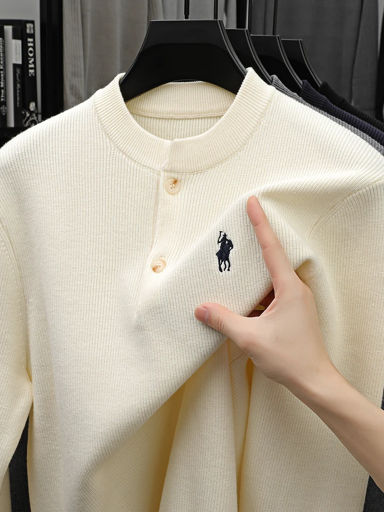 

2025 Autumn and Winter New Round Neck Standard Commuting Style Pullover Casual Style Knitted Sweater/sweater