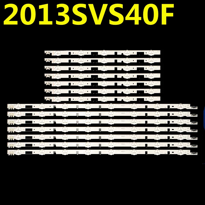 Juego de 10 tiras LED para 2013SVS40F L8 R5 D2GE-400SCA-R3 D2GE-400SCB-R3 UN40F6400 UE40F6500 UE40F6200AK UE40F5300 UE40F6800 UE40F6510