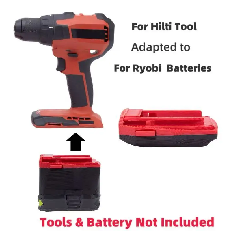 For Ryobi 18v Lithium Convert To Hilti 22v Tool Converter(without battery and tools)