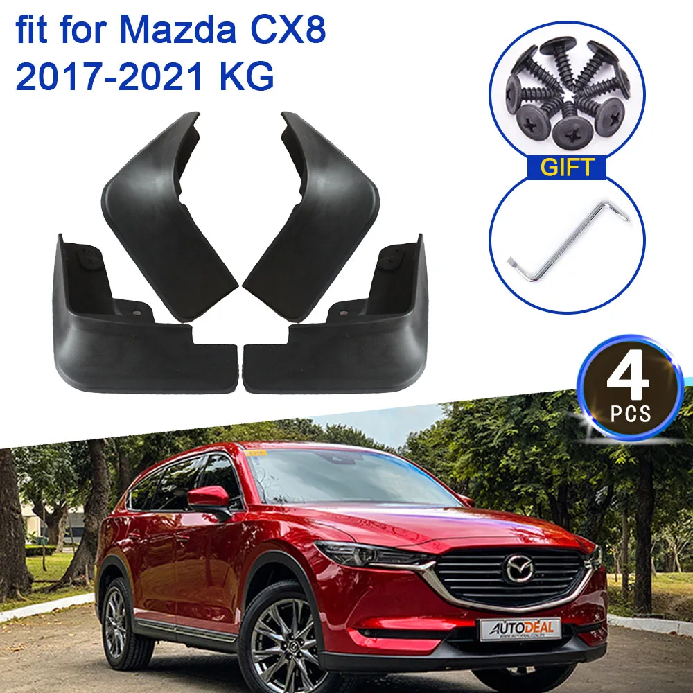 

For Mazda CX8 CX-8 CX 8 2017 2018 2019 2020 2021 2022 KG Mud Flaps Splash MudGuards Fender Front Rear Wheels Guard Accessories