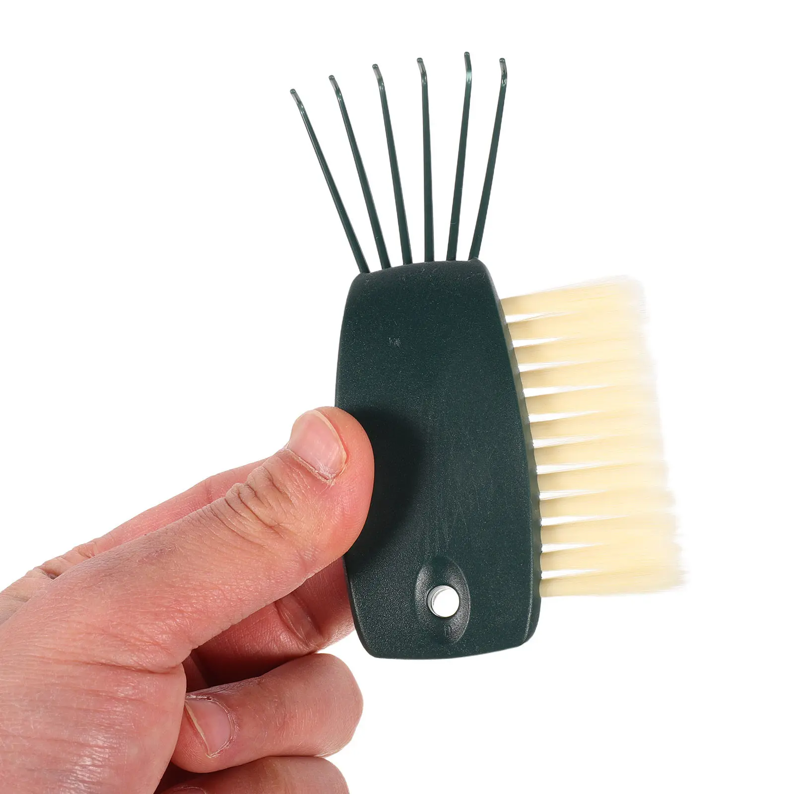 

3Pcs Hair Comb Cleaning Brush Set Flexible Bristles Deep Clean Hair Brushes Combs Barbershop Grooming Tool Ergonomic Handle