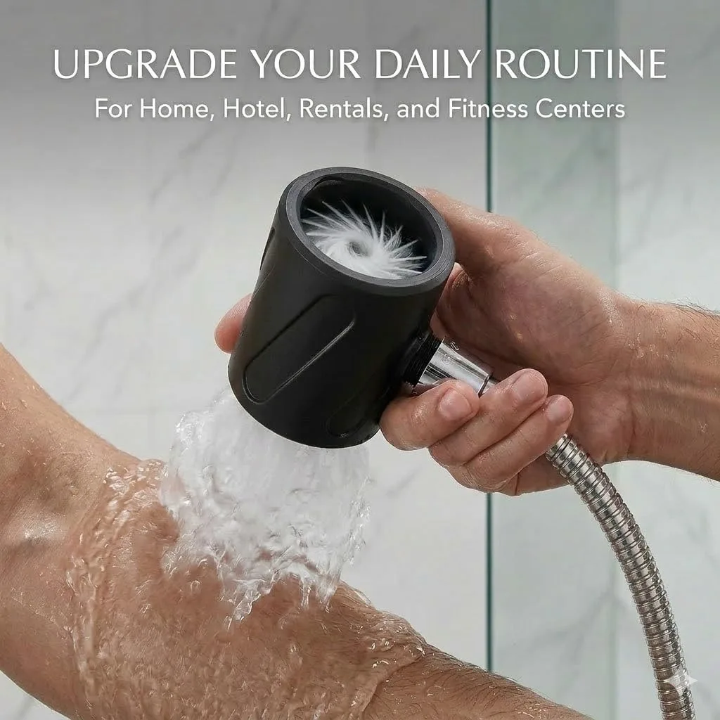 Men's Multi-functional All-purpose Cleaning and Massaging Spray Head Is Also Suitable for Cleaning the Paws of Cats and Dogs