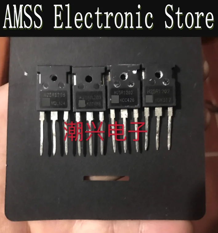 AMSS 5pcs Used H25R1202 H25R1203 Induction furnace power transistor IGBT field-effect transistor