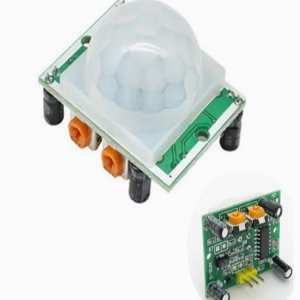 Новинка, 10 шт., SR501, регулируемый ИК-пироэлектрический инфракрасный PIR-модуль, модуль детектора датчика движения