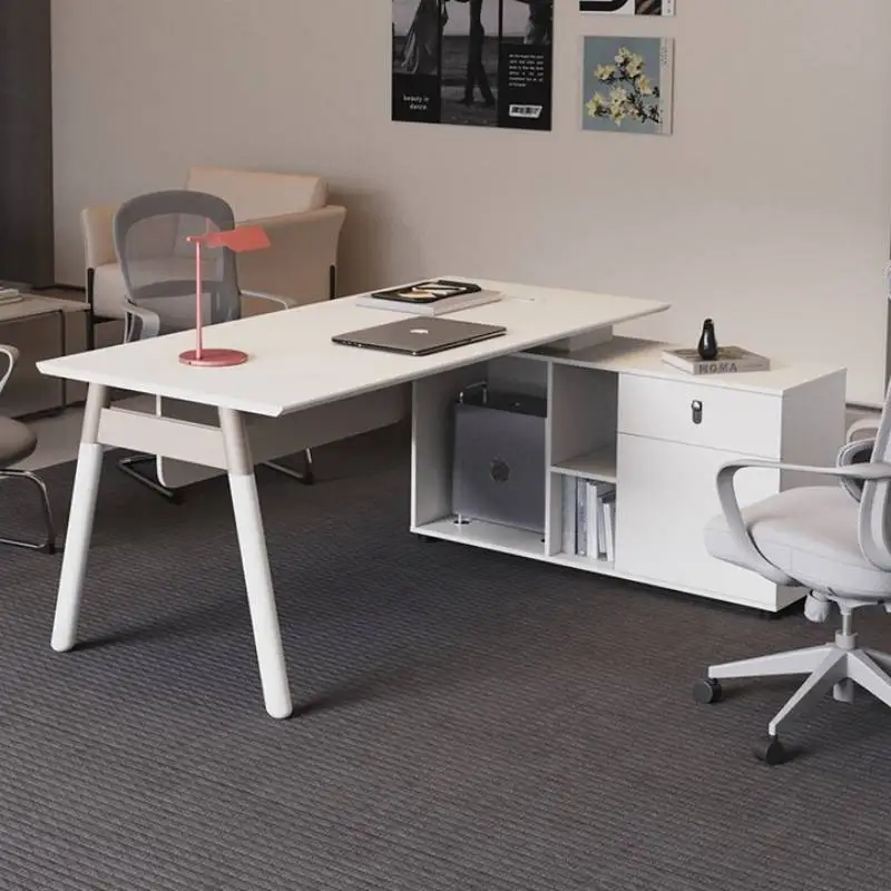 Computer Drawers Office Desks Modern Luxury Standing Gaming Office Desks Computer Corner Mesas De Computador Office Furniture