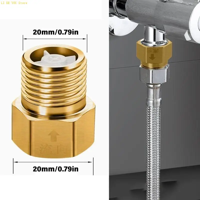 W3JE Professional Brass Clape Leakproper Check Clapes, установленные для безопасного трубопровода