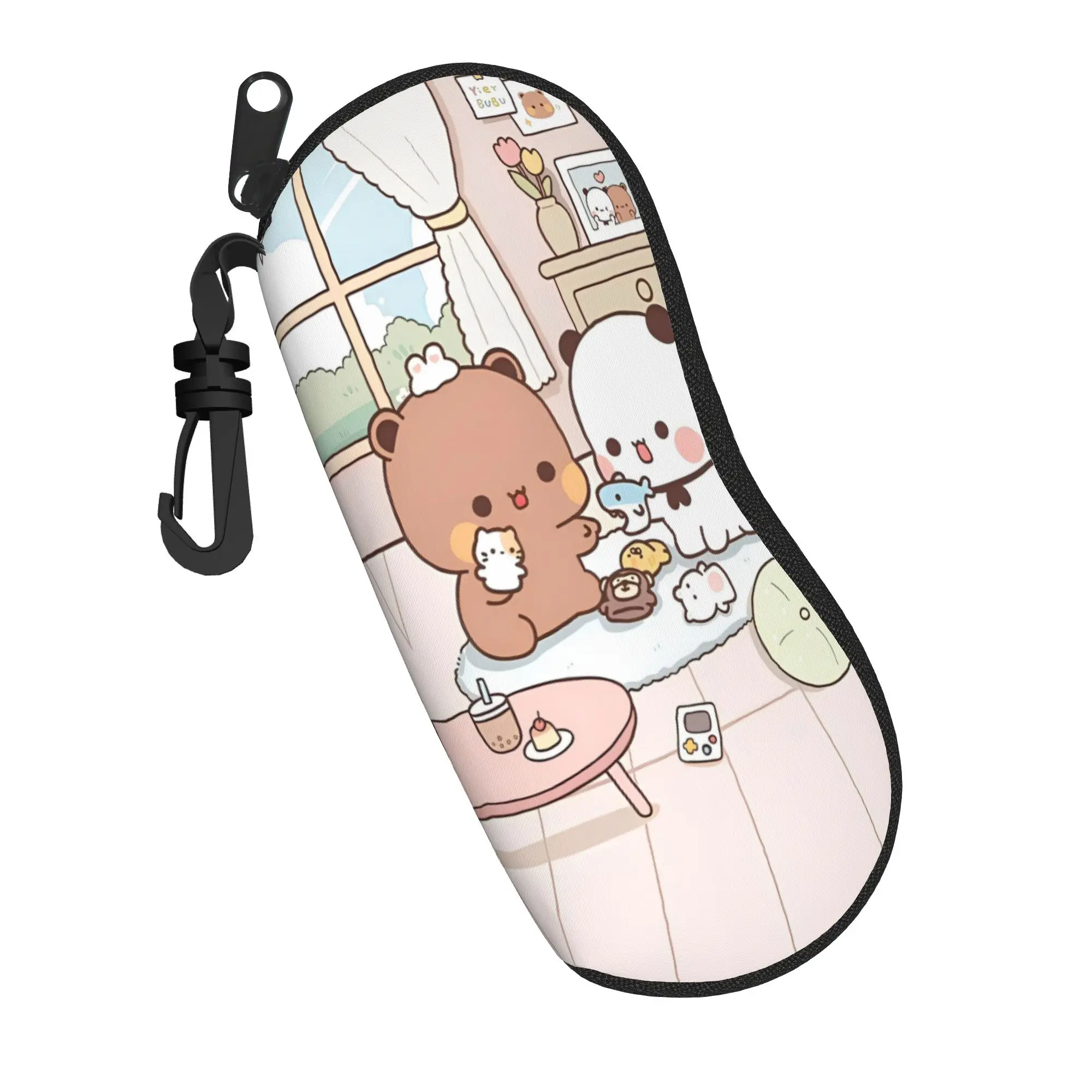 Bubu Dudu Glasses Case Gift For Women Men  Zipper  Eyeglasses Protector Kawaii Eyeglasses Box