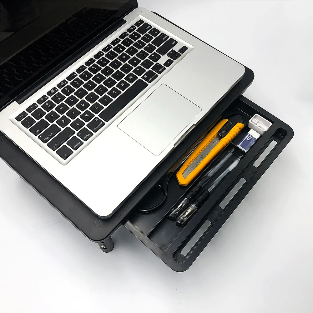 

Monitor Stand Riser 3 Height Adjustable Monitor Riser Desk Organizer Computer Printer Shelf for Laptop PC Printer