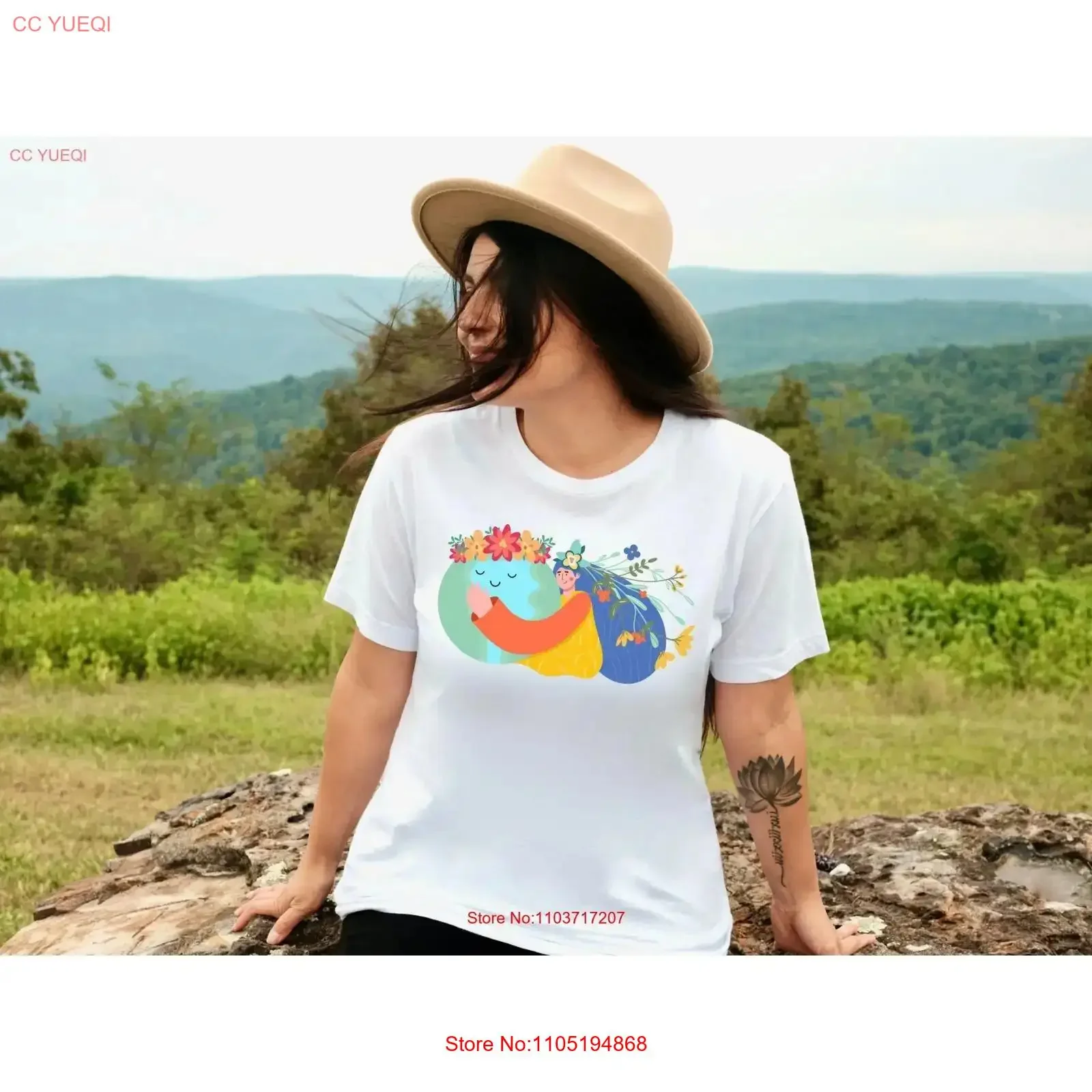 Cute Earth T Shirt Every Day is Planet Science Ladies 100 Cotton Love vintage Washed Versatile Slightly Breathable graphic