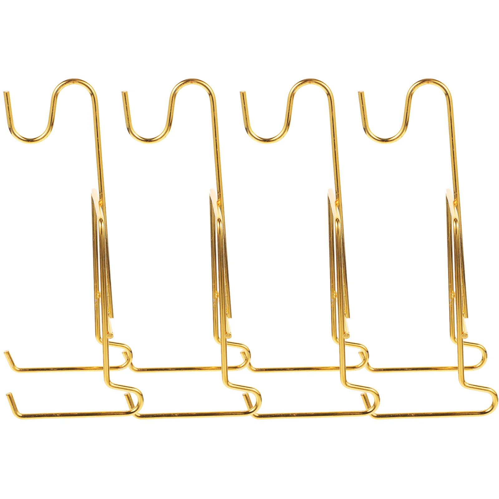 

4Pcs Coffee Cup Rack Sturdy Iron Mug Display Stand Kitchen Sink Draining Rack Plate Cup Drying Organizer Coffee Mug Holder