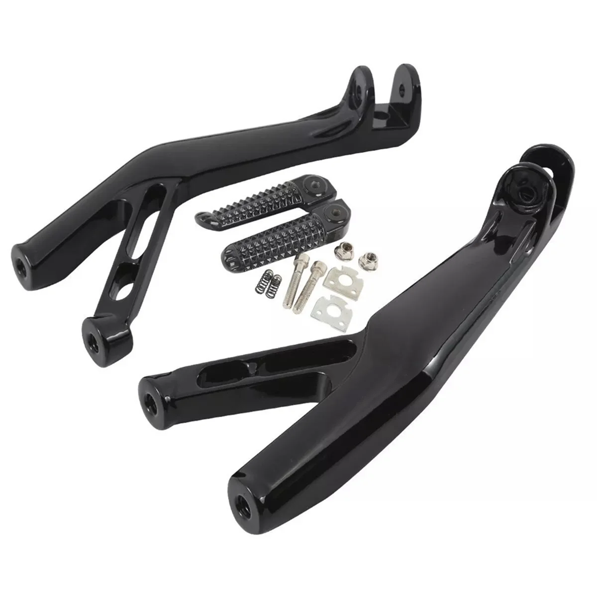 

look-Motorcycle Rear Passenger Foot Pegs Bracket for YZF R1 R1S R1M