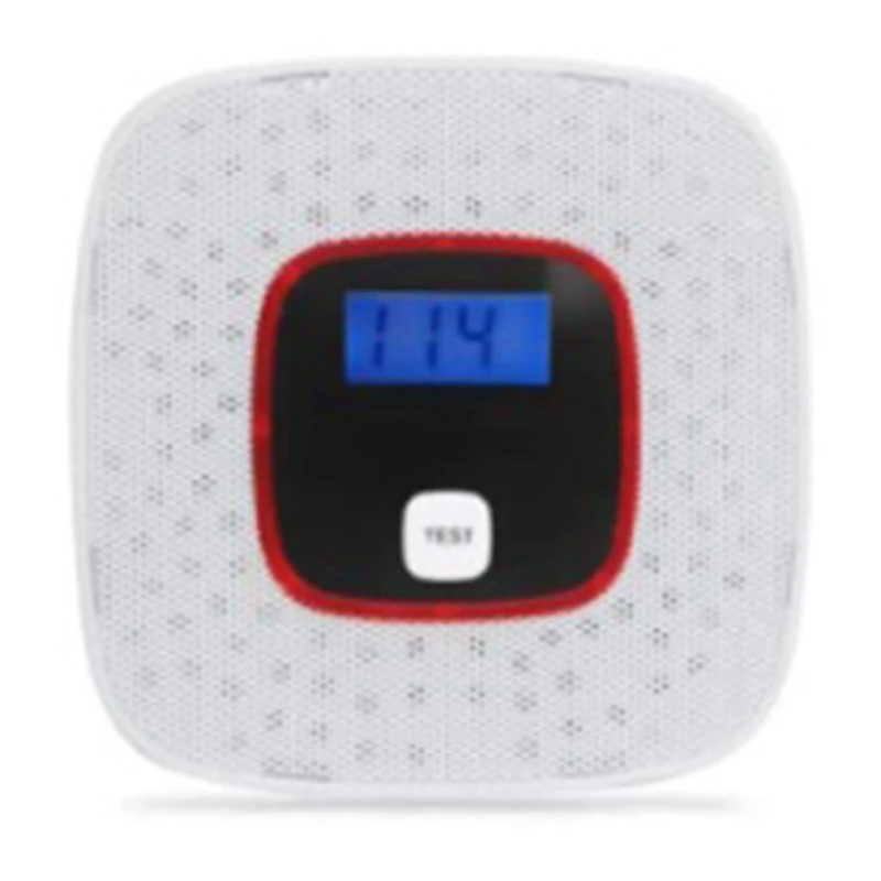 Co Koolmonoxide Detector Alarm Alarm Sensor Voor Huisbeveiliging Waarschuwt Zowel Akoestisch Als Optisch