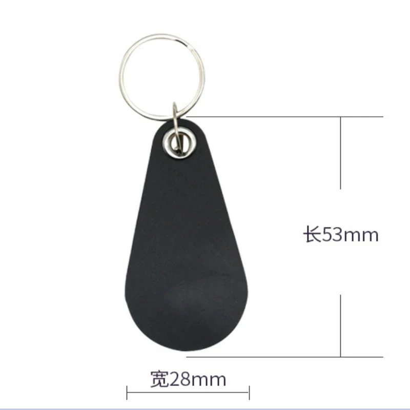 10Pcs 13.5MHz IC CUID Changeable S50 1K Key Tag Keyfobs Token S50 NFC Smart Clone Copy Block 0 UID Writable Black Card