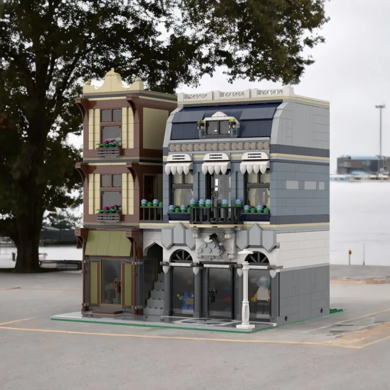 2017PCS Outdoor Sports Shop - Adventure Gear Center Moc DIY Education Model Building Blocks Toy Gift for Kids