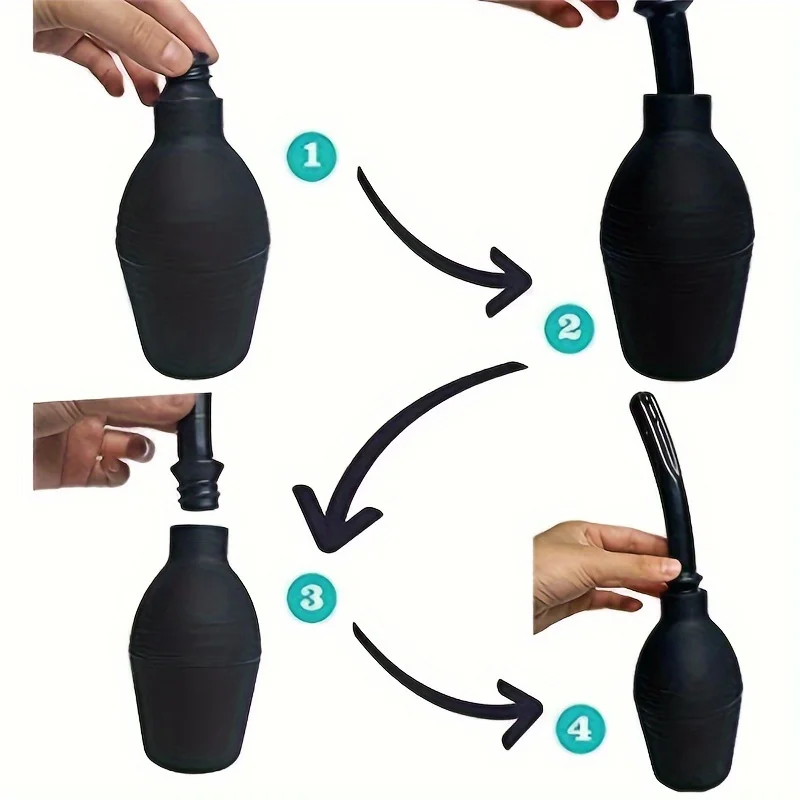 

310ML Rubber Bulb Kit Douche Superior Materials Douche for Men Women Made of Comfortable Material