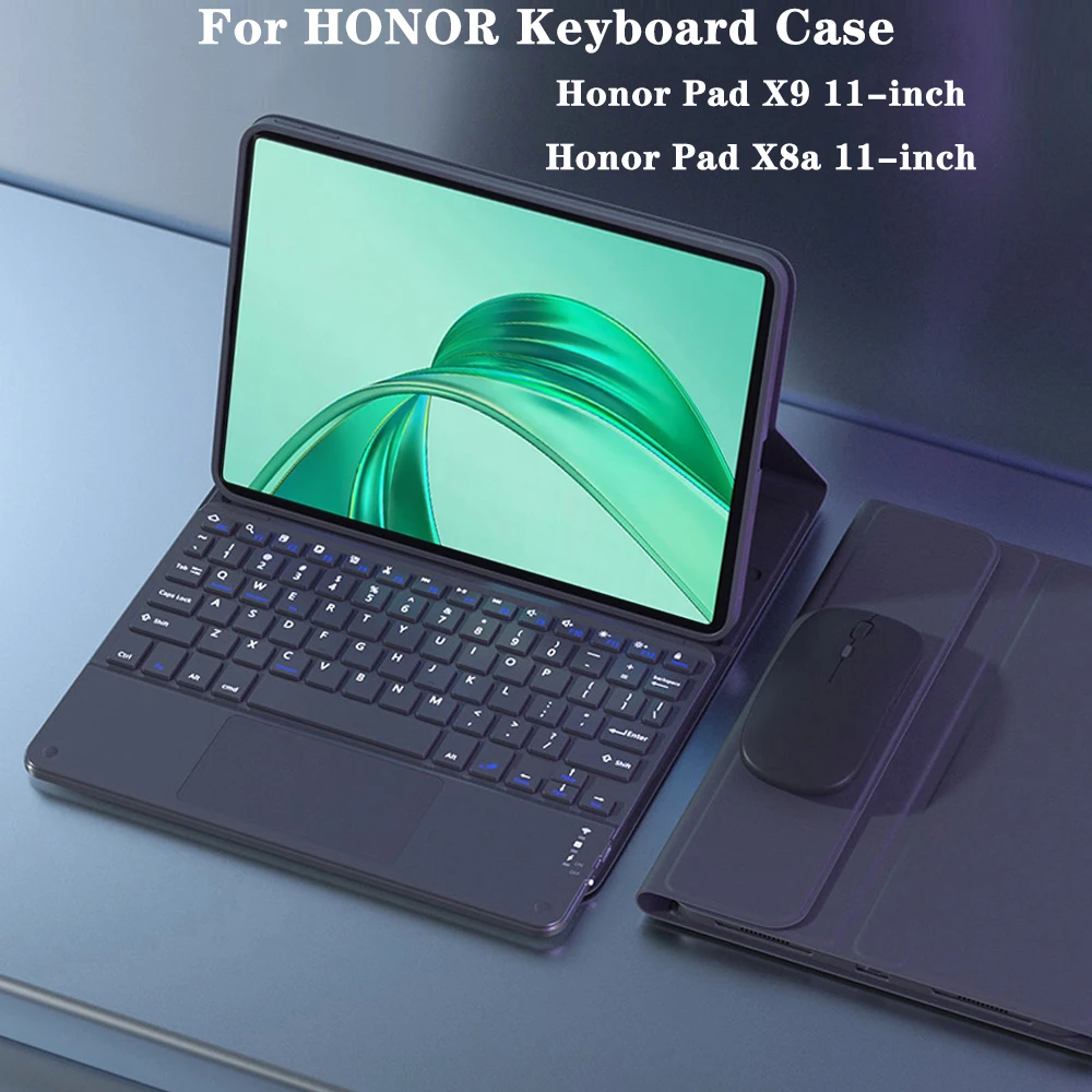 

Чехол для планшета HUAWEI Honor Pad X8a 11 дюймов, съемный чехол с Bluetooth-клавиатурой для Honor Pad X9 11 lnch