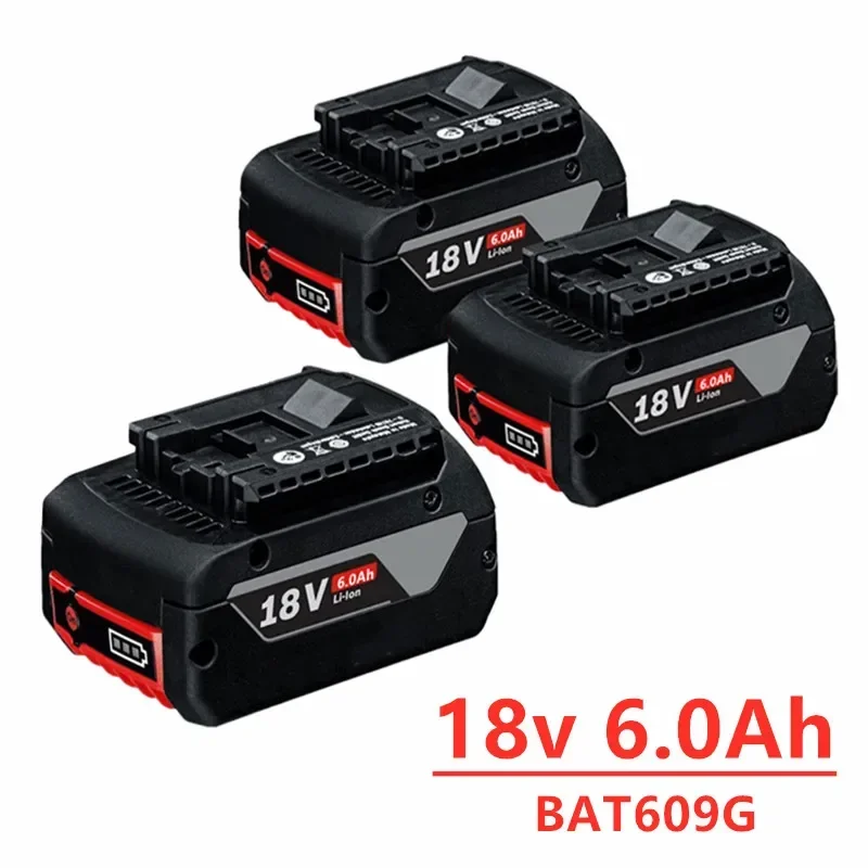 18V Batterie Für Elektrische Bohrmaschine Zubehör  6,0 Ah Li-Ion  BAT609G BAT618 BAT618G BAT614 + ladesatz