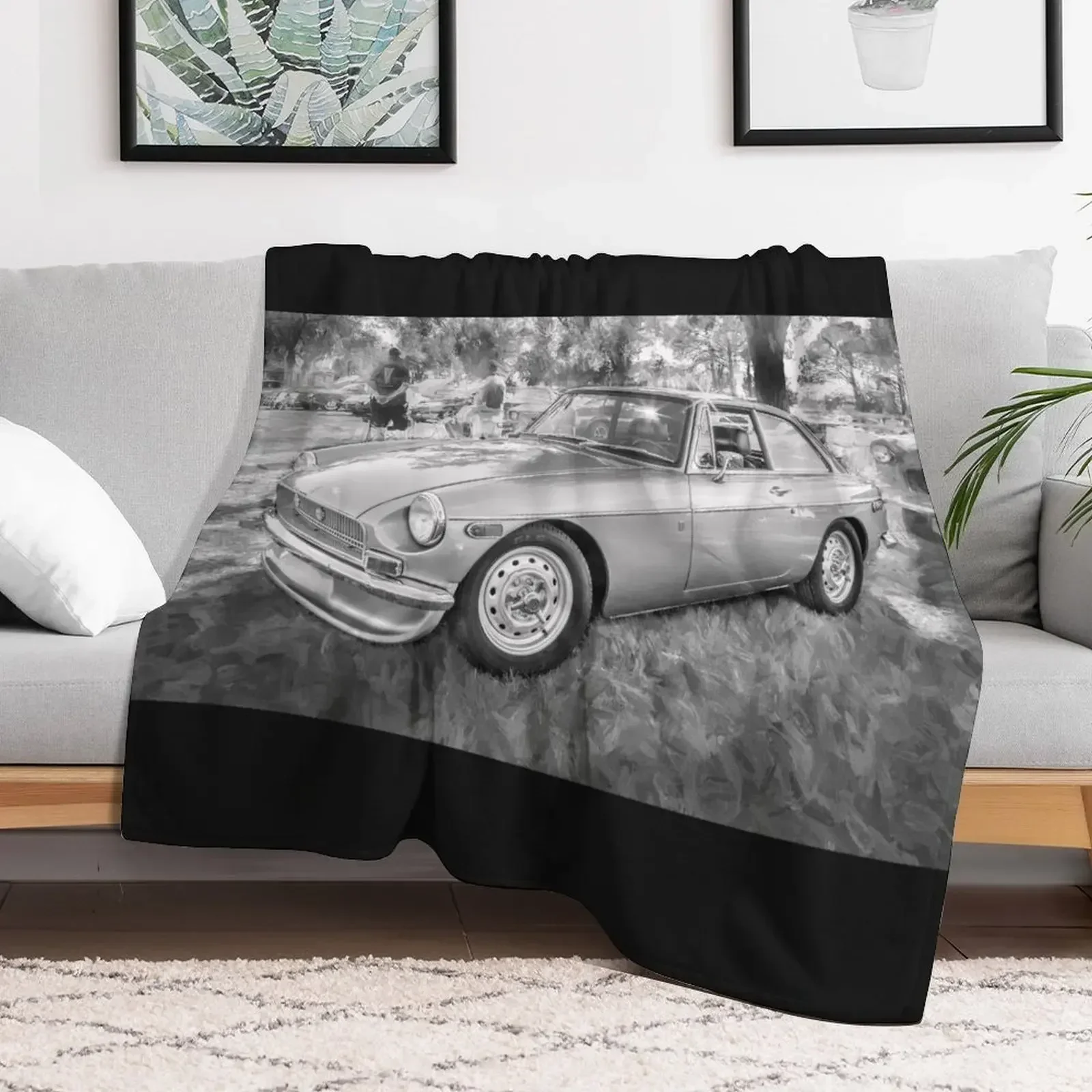 

1972 MG MGB GT X101 Throw Blanket halloween sofa bed Blankets