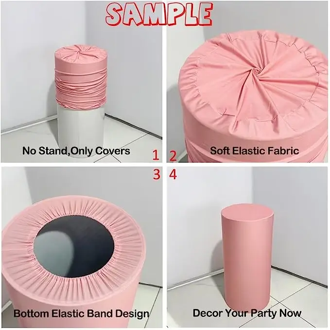 紫色と白のストライプのシリンダーカバー,装飾アクセサリー,誕生日,結婚式,ベビーシャワー用