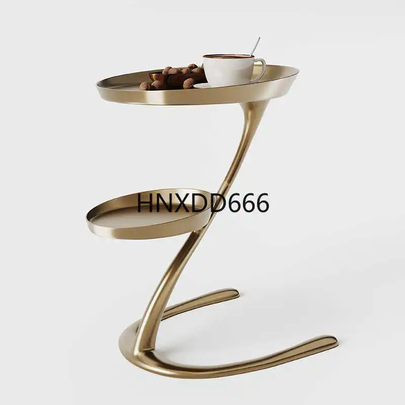 

Italian minimalist sofa edge few stainless steel high-grade metal edge few