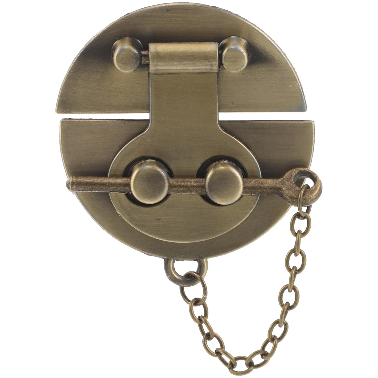 Bronze Decorative Buckle Hardware Set – Engraved Retro Metal Hasp Latch for Jewelry, Wood Packaging