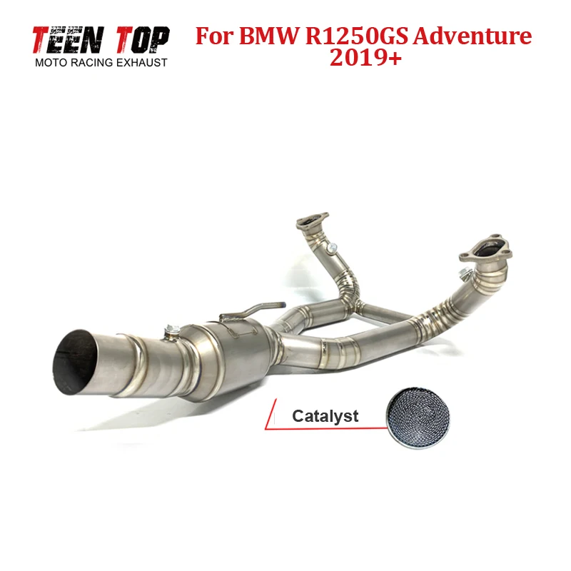 Exhaust Header Motorcycle Exhaust Muffler For BMW R1250GS ADV RT RS R 2019+ Exhaust Systems Silencieux Titamium Alloy Moto Elbow