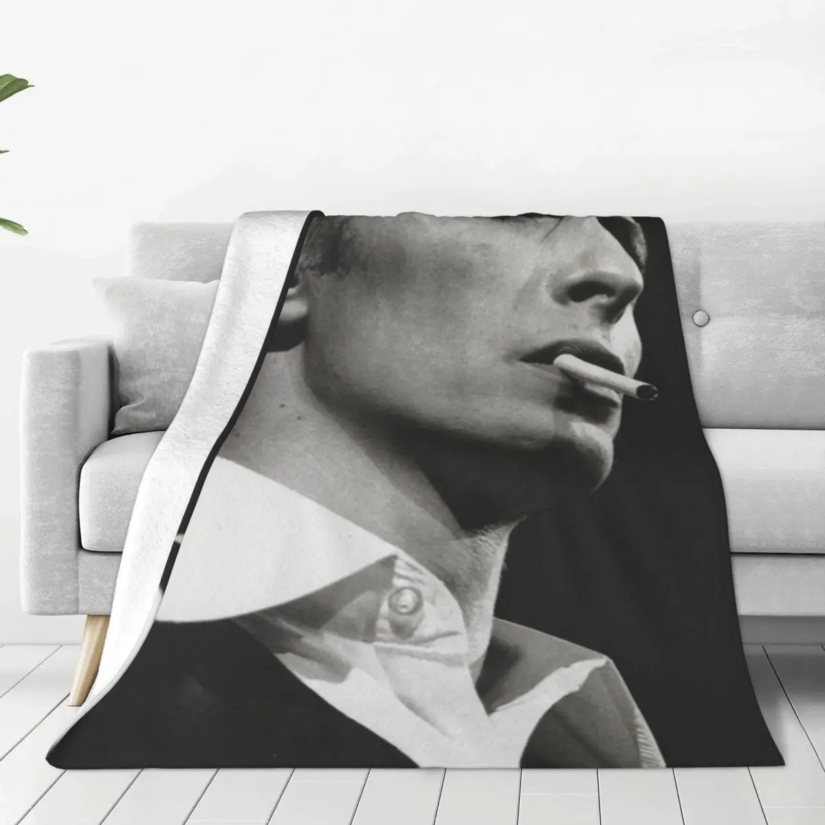 Star Single Davids Bowies Blanket Sofa Bedroom Bed Home Office Nap Blanket Car Travel Picnic Blankets Gift