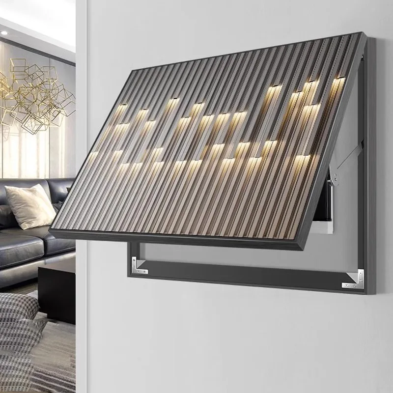 Modern simple light luxury meter box decorative painting, advanced sensor distribution box blocking switch strength