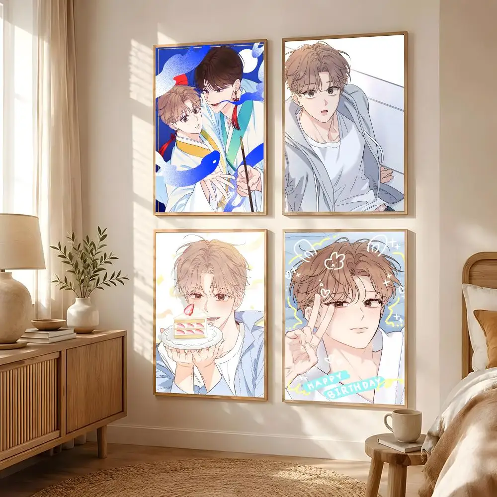Manhwa Alpha Trauma Poster Poster Self-adhesive Art Waterproof Paper Sticker Coffee House Bar Room Wall Decor