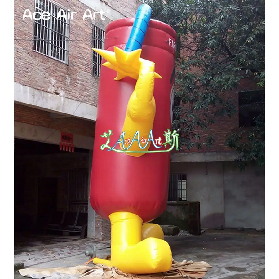 Exquisite 3m/4m/5m H Inflatable Fireworks Cartoon Model With Fan For Trade Show/ Advertising/Decoration Made By Ace Air Art