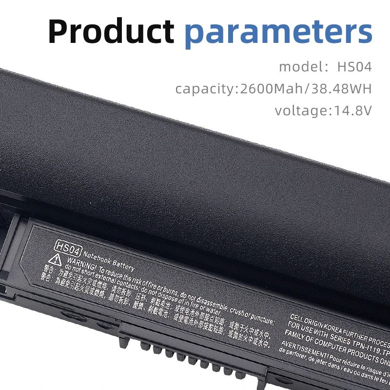 Rzbx hs04 bateria do portátil para hp 240 245 246 250 255 256 g4 HSTNN-LB6U HSTNN-LB6V HSTNN-PB6S 807611-831 807957-001 hs03