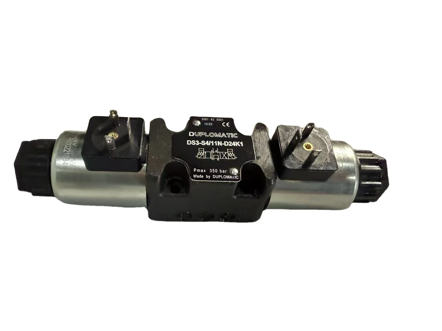 DUPLOMATIC Hydraulic Electromagnetic Directional Control Valve 5 Gpm/40 L/min Flow 200 bar Pressure 3/8 Port Models