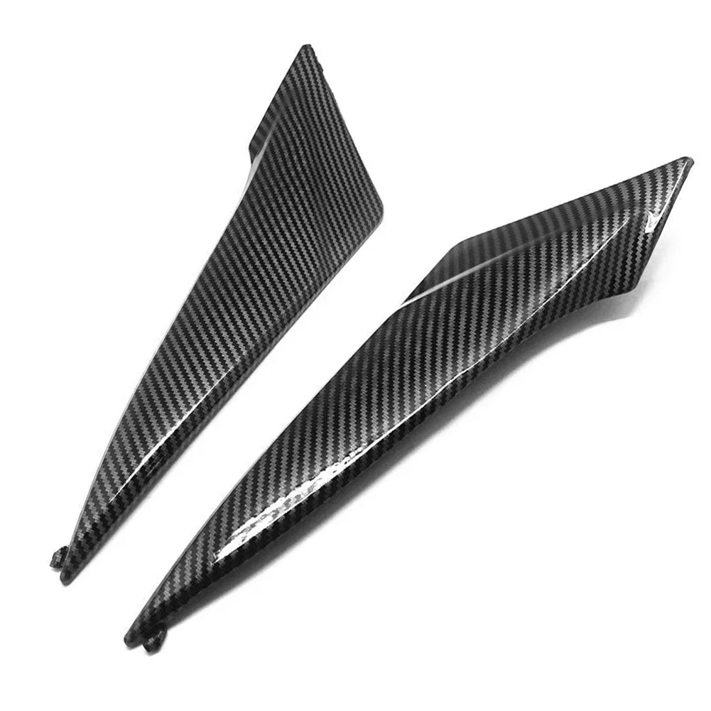 

Sporty Tank Side Cover Carbon Fiber Panel Custom Bike Parts ABS Material Construction Direct Replacement Easy Installation