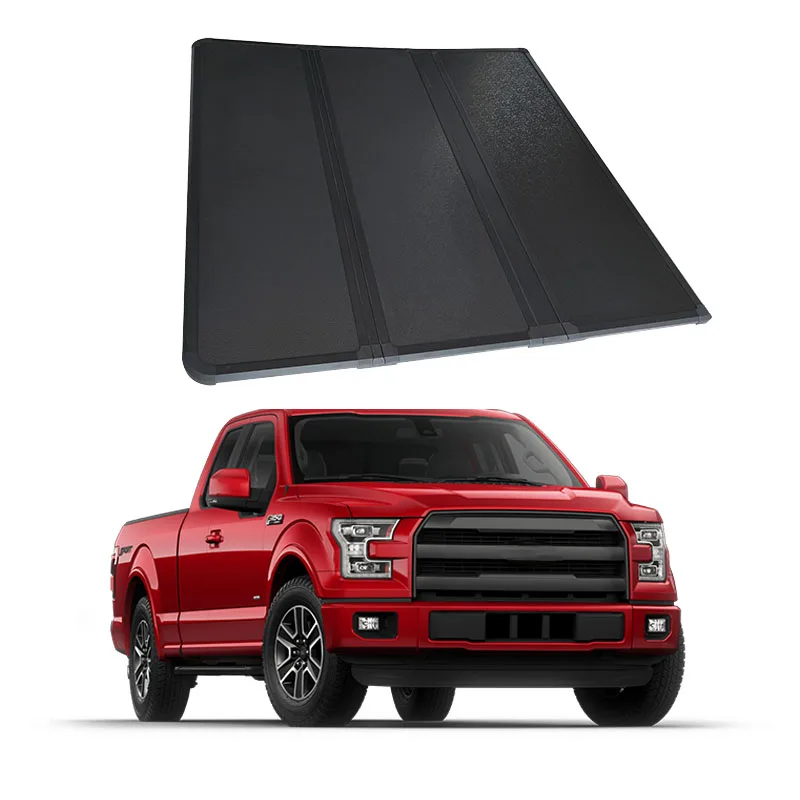 

Waterproof Metal Tri-Fold Tonneau Cover for Tundra 6.7ft 6.5ft Hard Truck Bed Cover for Off-Road 4X4 Compatible Ranger