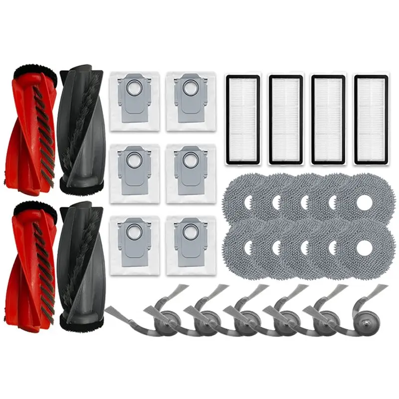 

B64B-Для Roborock Qrevo 5AE / Qrevo Curv / Qrevo Curv S5X / Qrevo Curv 5A1 Пылесос Швабра Мешок для пыли Основная боковая щетка Фильтр