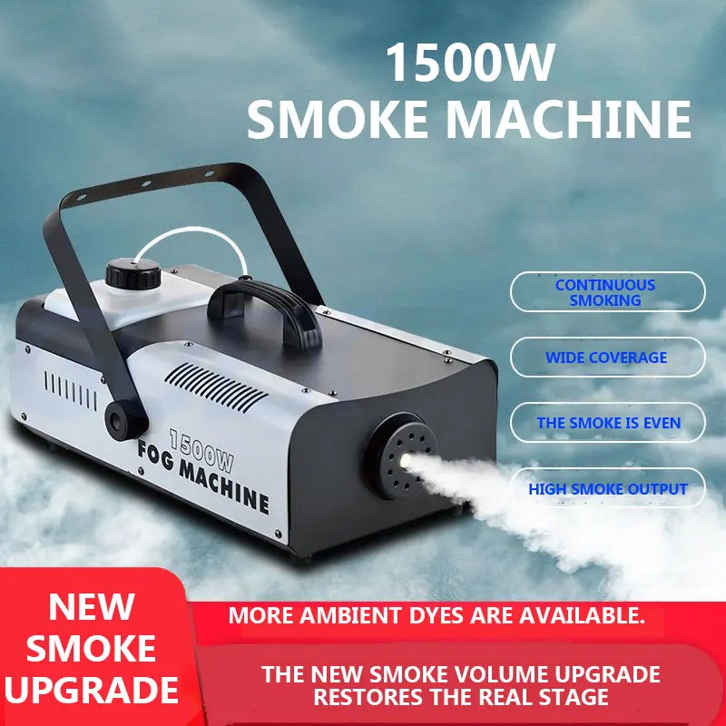 Small Portable LED Thermostat Smoke Sprayer Remote Control Stage Atmosphere Sprayer For Wedding / Bar / KTV / Performance Event