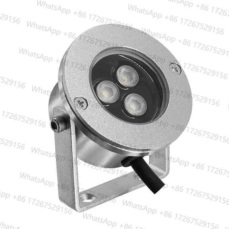 316L Stainless Steel IP68 Waterproof RGB LED Underwater Light Swimming Pool Aquarium Fish Tank Lamp for Landscape Application