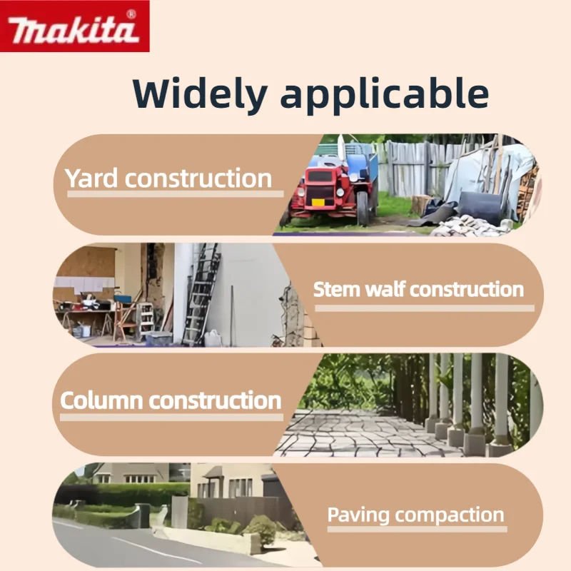 Makita Borstelloze High Power Mixing Power Tool Draadloze Elektrische Beton Vibrator Beton Compactor Voor Makita 20V 18V Batterij