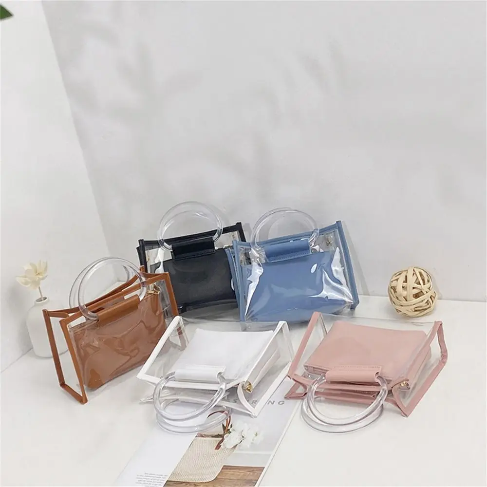 Clear Handbags Fashion Transparent Crossbody Bags Shoulder Bags Summer Beach