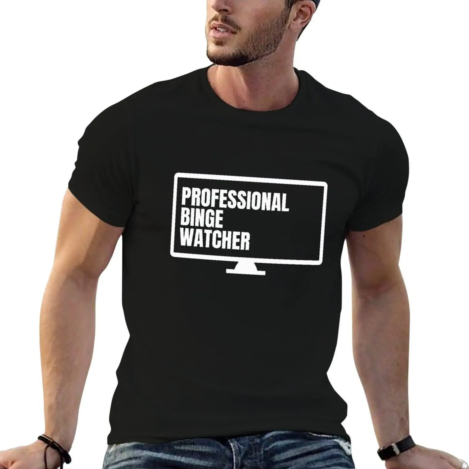 Professional Binge Watcher T-Shirt Ultra Soft Breathable Tee Top