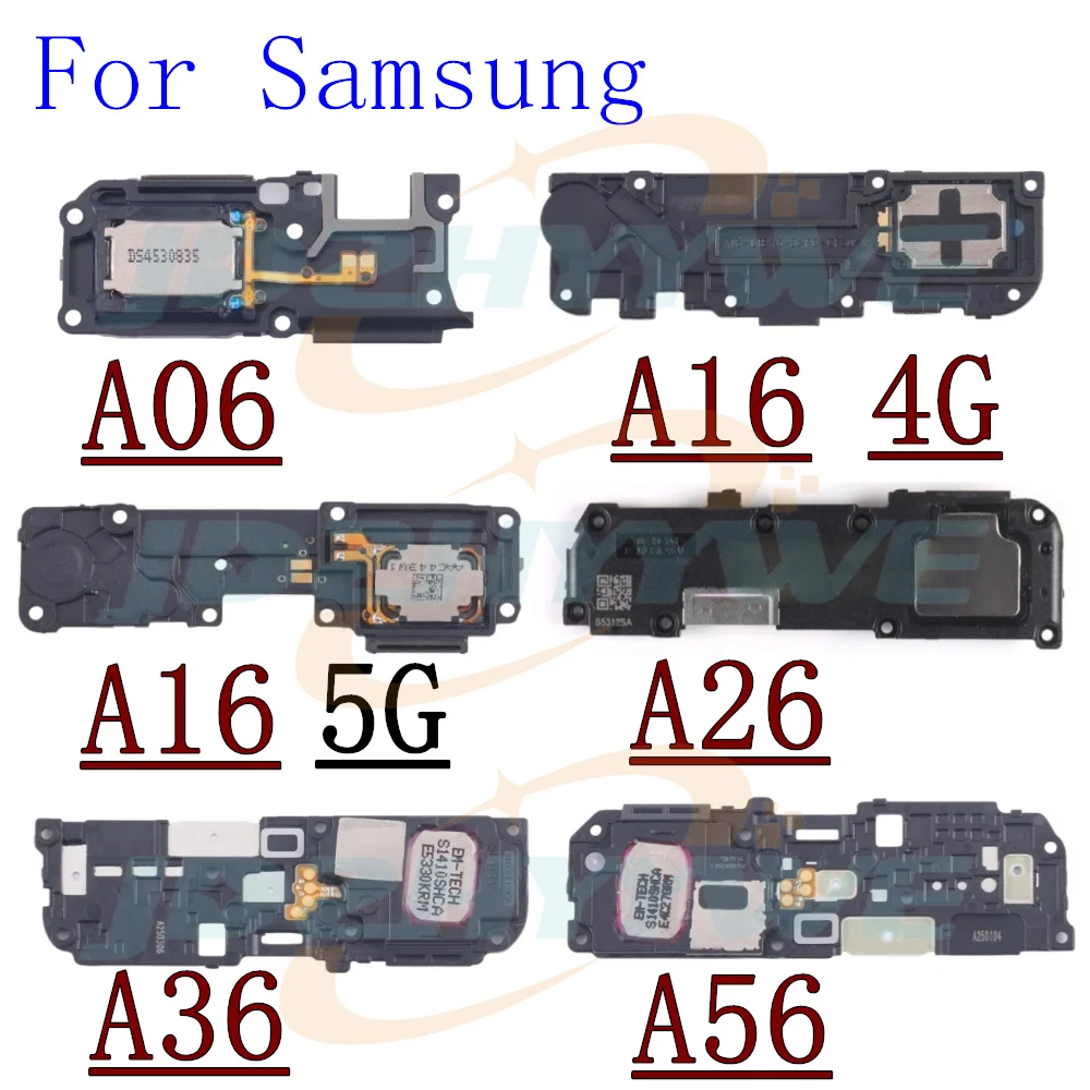 Loudspeaker For Samsung A56 A36 A26 A06 A16 5G/4G Loud Speaker Buzzer Ringer Flex Cable Part