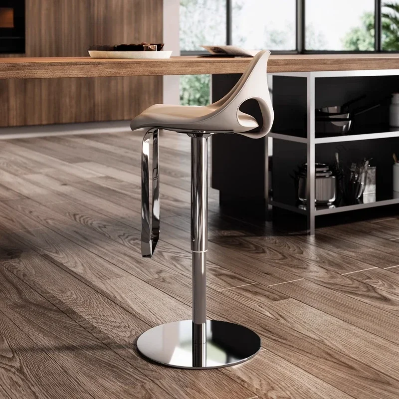 

Luxury Swivel Bar Chair Adjustable Height Design Personalized Italian Bar Chairs Relaxing Lounge Taburetes De Bar Furniture