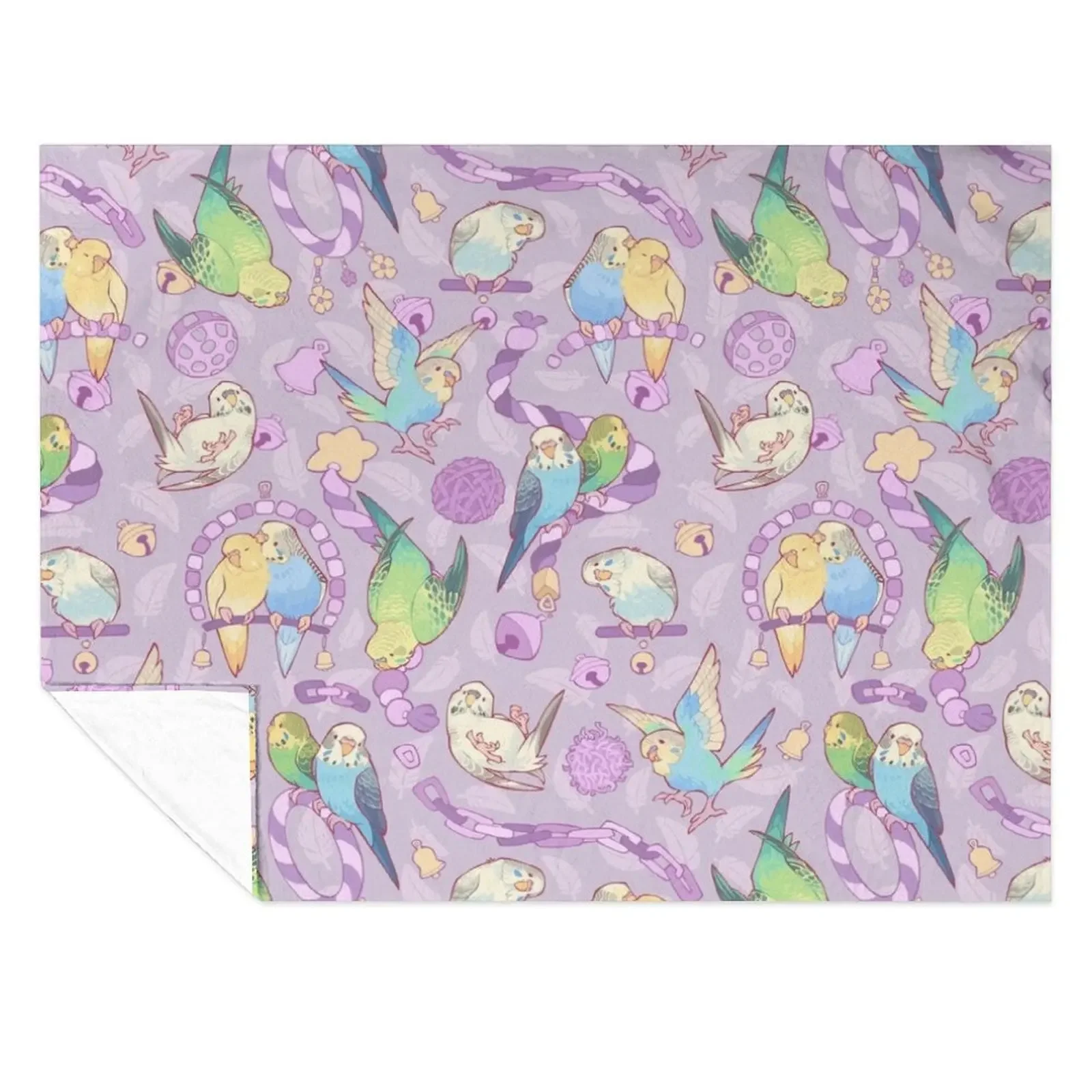 

Budgie bunch grape froyo flavored Throw Blanket Hairys Giant Sofa cosplay anime Cute Blankets