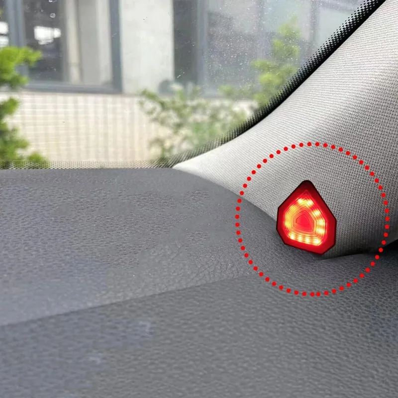 2PCS Car Blind Spot Monitoring System Warning Lights Car Accessories Vehicle Safety Driving Assist Lane Changing Alarm Light