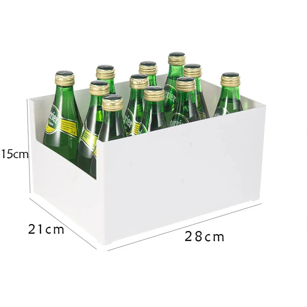 Right Angle Storage Box Desktop Household Kitchen Shelf Sorting Box Cabinet Rectangular Storage Basket Seasoning Storage Box