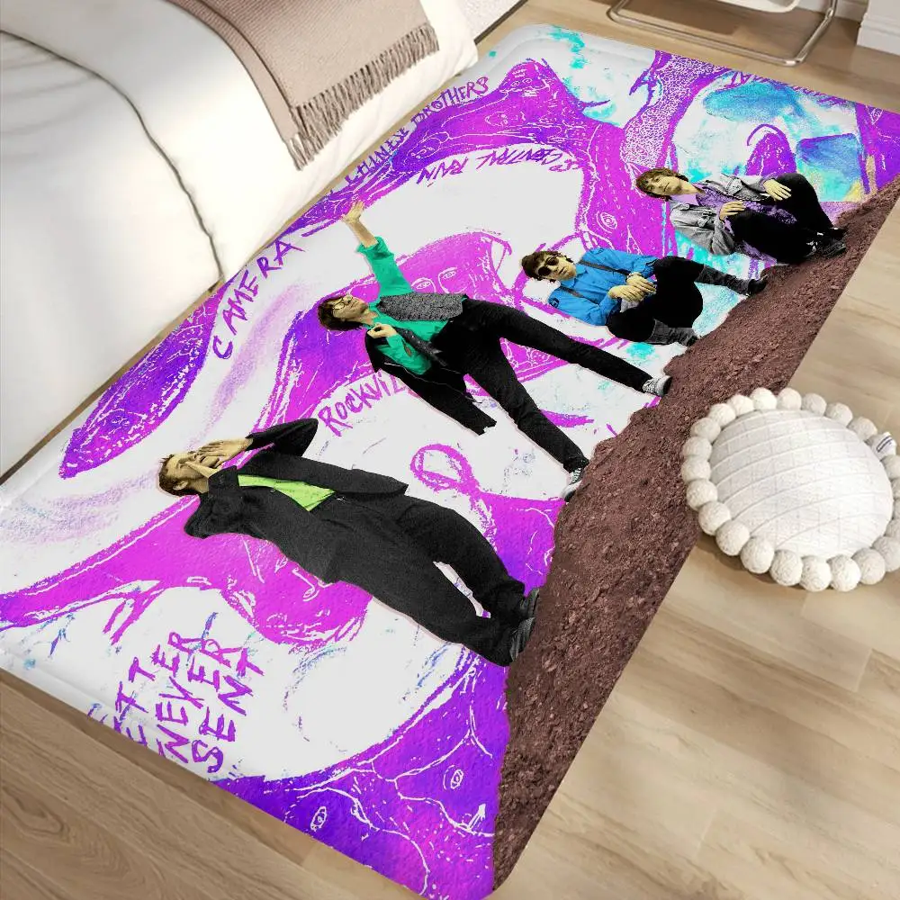 Classic Alternative Rock Band R-R.E.M Floor Carpet Nordic Style Home Doormat Bathroom-Toilet Mats Bedroom Hotel Decor Mat