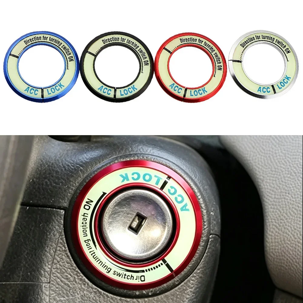 Luminous Car Ignition Switch Key Cover Ring Sticker for Chevrolet Cruze for Opel Astra Corsa Antara Meriva Zafira Accessories
