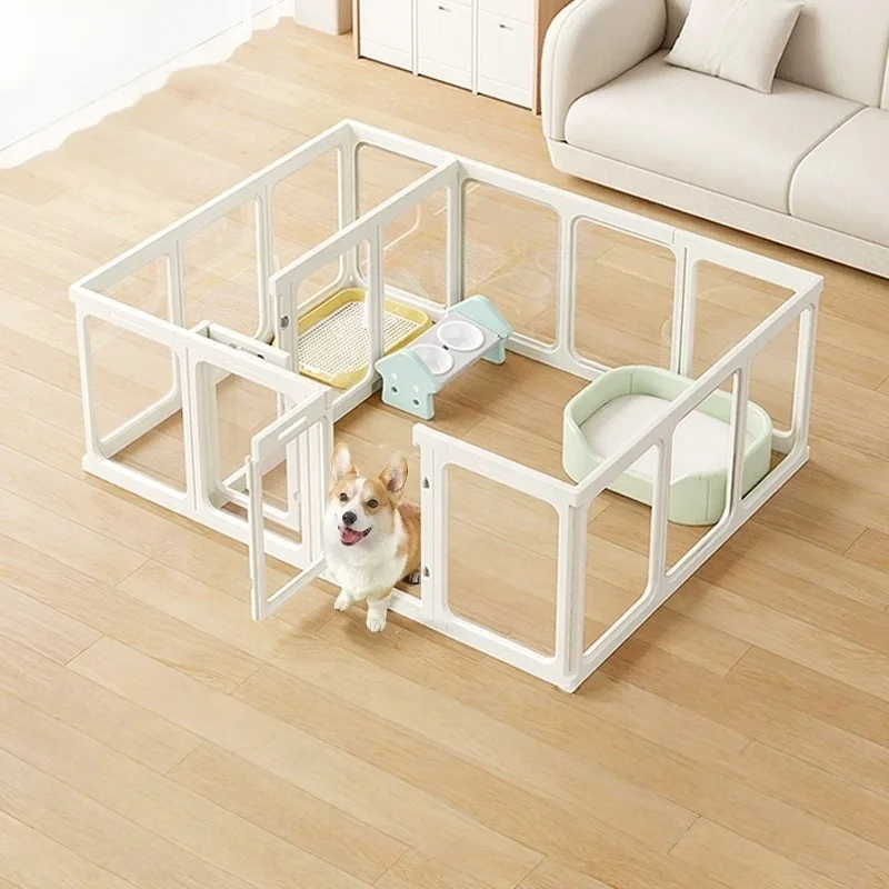 

USMILEPET Wholesale of New Products Acrylic Resin Dog Fence Nest House Rabbit Large Small Dog Cage for Pet Pens Indoor